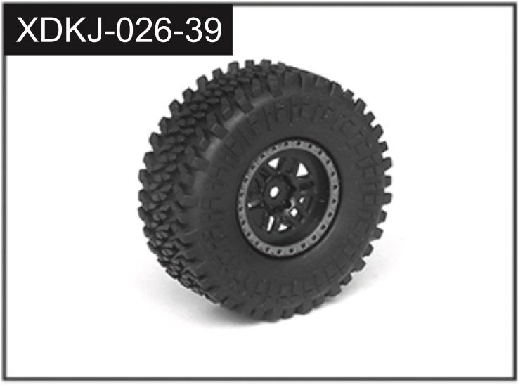 J-026-39 red – Náhradné kolesá (2 ks) pre Reckless/Devotee rot